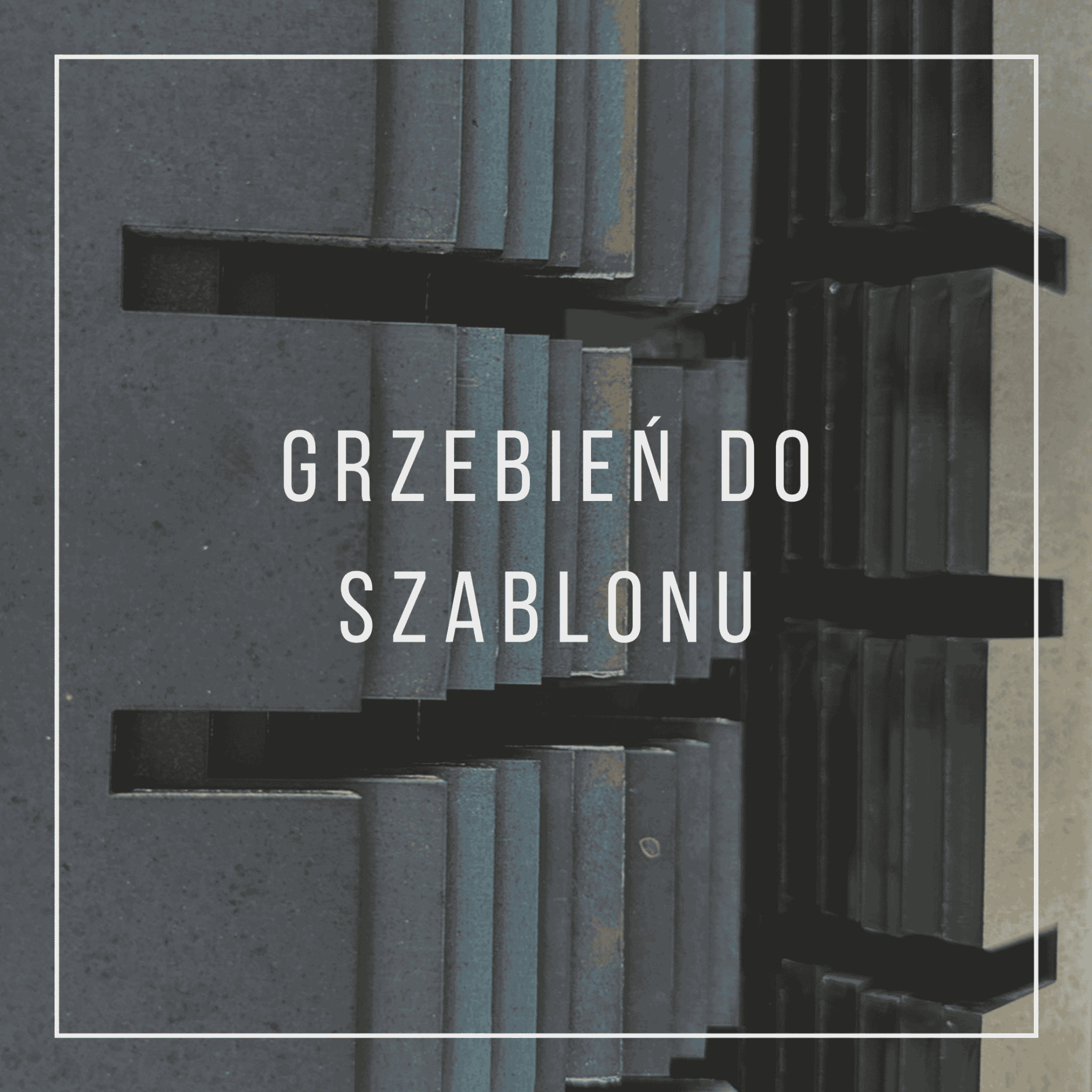 Grzebienie do szablonu do spawania koszy gabionowych i paneli ogrodzeniowych