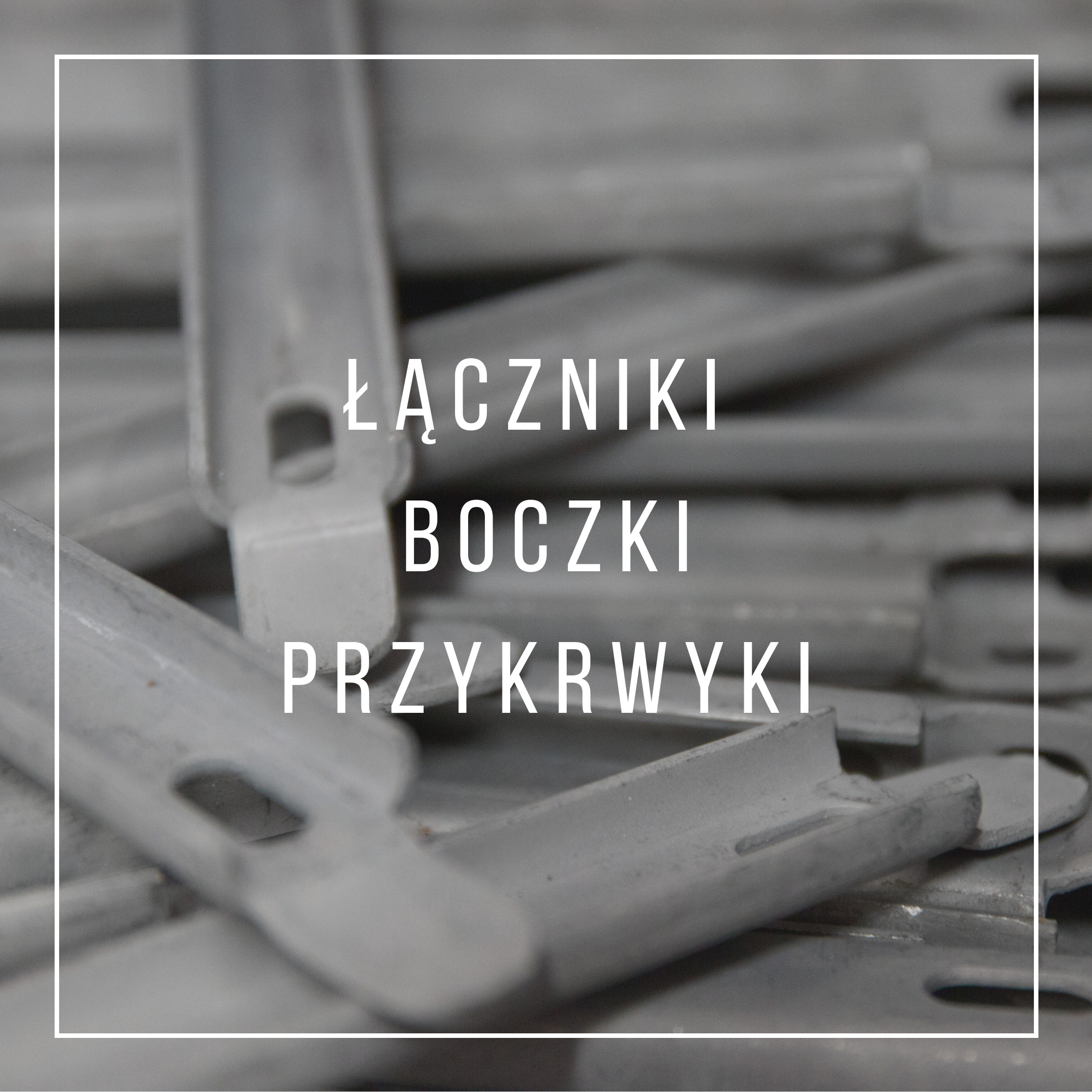 łączniki ocynkowane i boczne koszy gabionowych