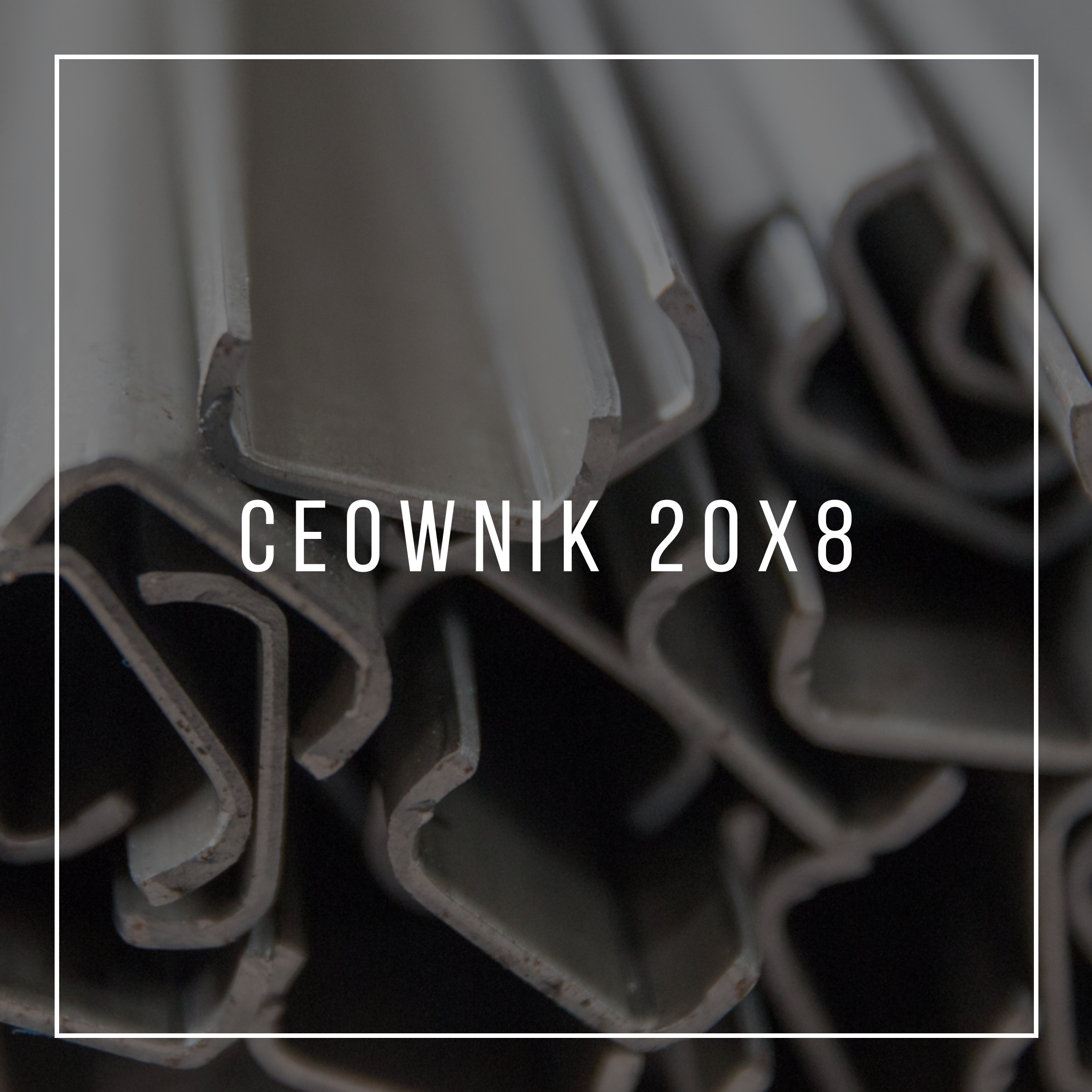 Ceownik 20x8, listwy gabionowe i panelowe